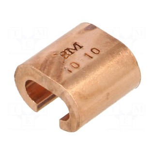 Connector: C shape crimp | copper | 10mm2 | 8AWG