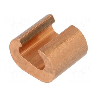 Connector: C shape crimp | copper | 25mm2 | 4AWG