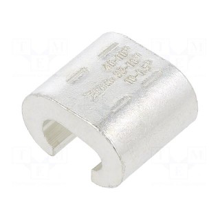 Connector: C shape crimp | copper | 35mm2 | tinned | 2AWG