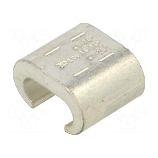 Connector: C shape crimp | copper | 35mm2 | tinned | 2AWG