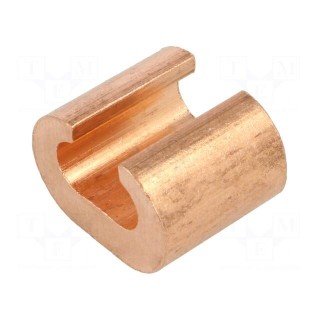Connector: C shape crimp | copper | 50mm2 | 1/0AWG
