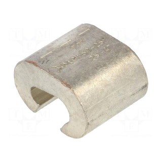 Connector: C shape crimp | copper | 50mm2 | tinned | 1/0AWG
