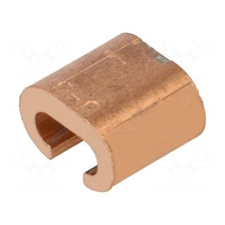 Connector: C shape crimp | copper | 6mm2 | 10AWG