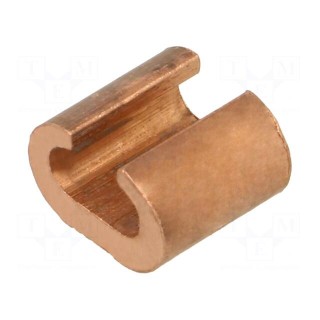 Connector: C shape crimp | copper | 6mm2 | 10AWG