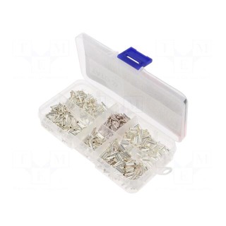 Kit: bootlace ferrules | non-insulated | crimped | for cable