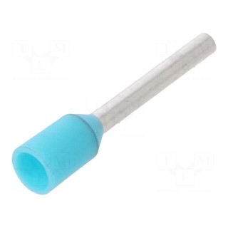 Tip: bootlace ferrule | insulated | 0.34mm2 | 8mm | tinned | crimped