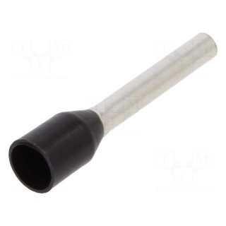 Tip: bootlace ferrule | insulated | 1.5mm2 | 12mm | tinned | crimped