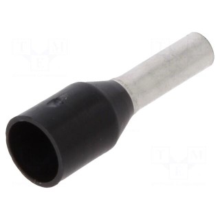 Tip: bootlace ferrule | insulated | 1.5mm2 | 6mm | tinned | crimped