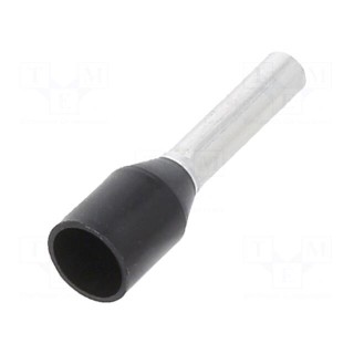 Tip: bootlace ferrule | insulated | 1.5mm2 | 8mm | tinned | crimped