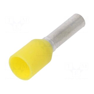 Tip: bootlace ferrule | insulated | 2.08mm2 | 8mm | tinned | crimped