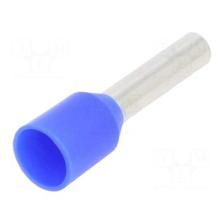 Tip: bootlace ferrule | insulated | 2.5mm2 | 10mm | tinned | crimped