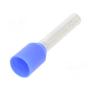 Tip: bootlace ferrule | insulated | 2.5mm2 | 12mm | tinned | crimped