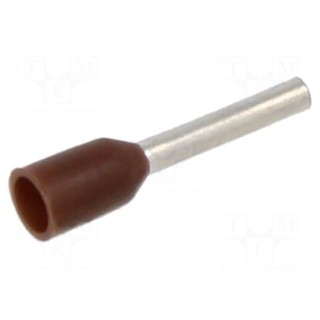Tip: bootlace ferrule | insulated | copper | 0.14mm2 | 6mm | tinned