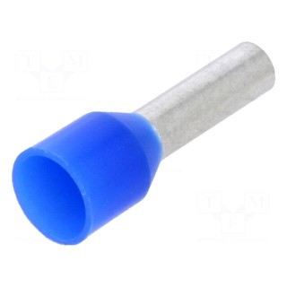 Tip: bootlace ferrule | insulated | copper | 2.5mm2 | 8mm | tinned | blue