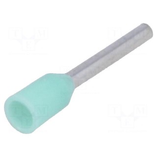 Bootlace ferrule | insulated | copper | Insulation: polyamide | 8mm
