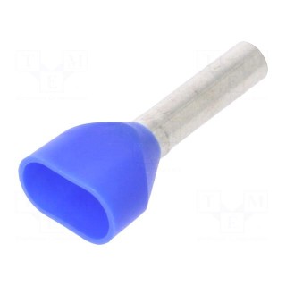 Tip: bootlace ferrule | insulated,double | 2.5mm2 | 12mm | tinned