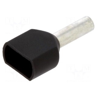Tip: bootlace ferrule | insulated,double | copper | 1.5mm2 | 8mm