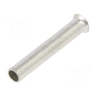 Tip: bootlace ferrule | non-insulated | 0.75mm2 | 10mm | tinned