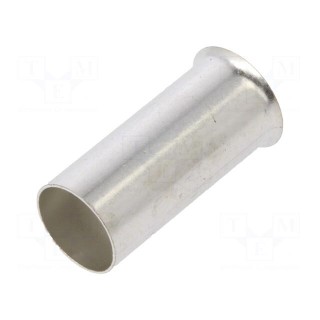 Tip: bootlace ferrule | non-insulated | 16mm2 | 15mm | tinned | crimped