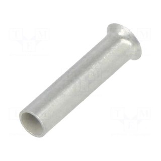 Tip: bootlace ferrule | non-insulated | 1mm2 | 8mm | tinned | crimped