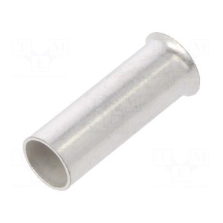 Tip: bootlace ferrule | non-insulated | 4mm2 | 10mm | tinned | crimped