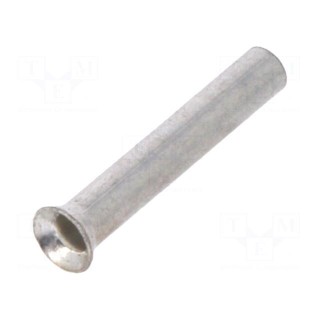 Tip: bootlace ferrule | non-insulated | copper | 0.25mm2 | 7mm | tinned