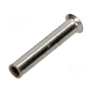Tip: bootlace ferrule | non-insulated | copper | 0.5mm2 | 8mm | tinned