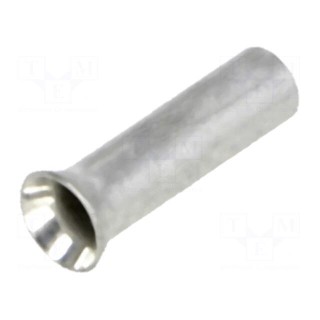 Bootlace ferrule | non-insulated | copper | 0.75mm2 | 6mm | tinned