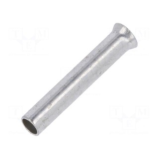 Tip: bootlace ferrule | non-insulated | copper | 1mm2 | 10mm | tinned