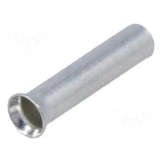 Tip: bootlace ferrule | non-insulated | copper | 1mm2 | 8mm | tinned