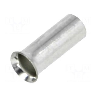 Tip: bootlace ferrule | non-insulated | copper | 2.5mm2 | 7mm | tinned