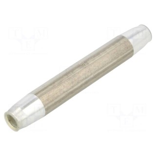 Tip: butt splice | non-insulated | aluminum | 95mm2 | crimped | 3/0AWG