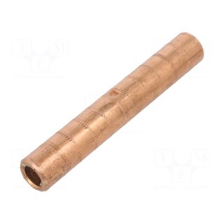 Tip: butt splice | non-insulated | copper | 70mm2 | crimped | for cable