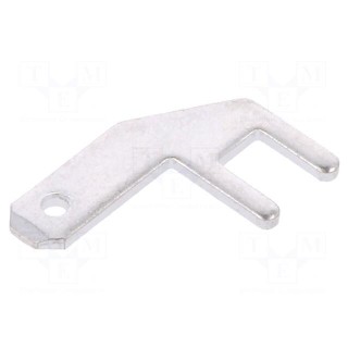 Terminal: flat | 3.3mm | 0.8mm | male | THT | brass | tinned | angled 90°