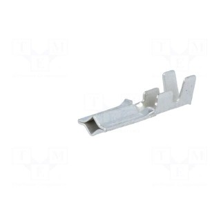Tip: socket for solder pin | crimped | for cable | silver plated