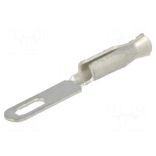 Socket for solder pin | soldering | for cable | silver plated
