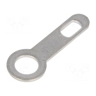 Tip: solder lug ring | 0.5mm | M3 | Ø: 3.2mm | screw | straight