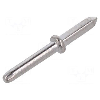 Tip: solder pin | THT | tinned | brass | Ø: 1.3mm | Overall len: 13.5mm