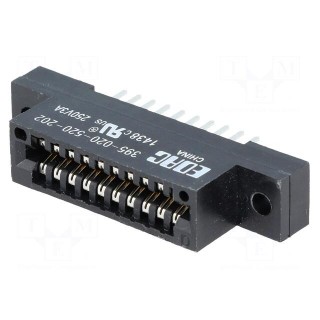 Connector: card edge | socket | PIN: 20 | 2.54mm