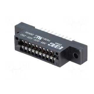 Connector: card edge | socket | PIN: 20 | 2.54mm
