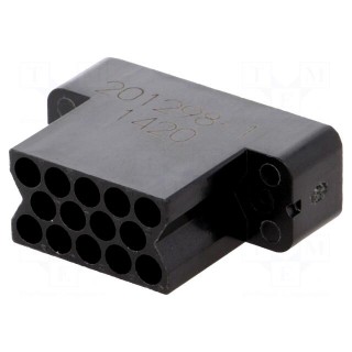 Connector: rectangular | AMP M Series | plug | female | w/o contacts