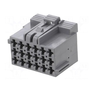 Connector: rectangular | JPT | plug | female | w/o contacts | PIN: 18