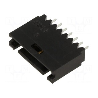Socket | wire-board | male | AMPMODU MOD II | 2.54mm | PIN: 7 | THT
