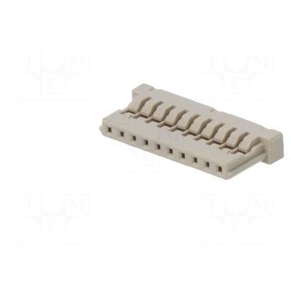 Connector: wire-board | DF14 | plug | female | straight | w/o contacts