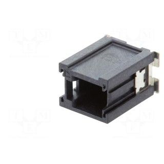 Connector: wire-board | Minitek MicroSpace | socket | male | vertical