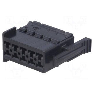 Connector: wire-wire | JPT | plug | female | w/o contacts | PIN: 10