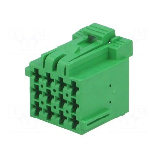 Connector: wire-wire | JPT | plug | female | w/o contacts | PIN: 12