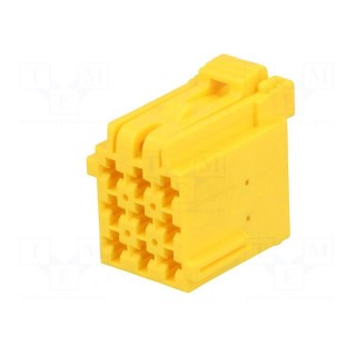 Connector: wire-wire | JPT | plug | female | w/o contacts | PIN: 9