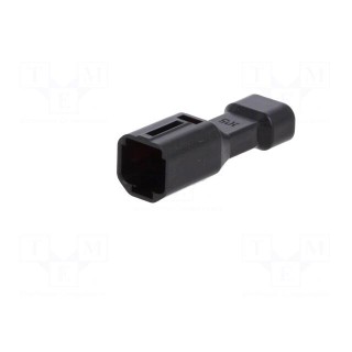 Connector: wire-wire/PCB | DF62W | plug | male | PIN: 2 | 2.2mm