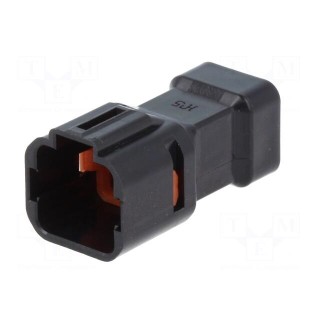 Connector: wire-wire/PCB | DF62W | plug | male | PIN: 9 | 2.2mm